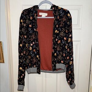 Universal Thread Black Floral Jacket